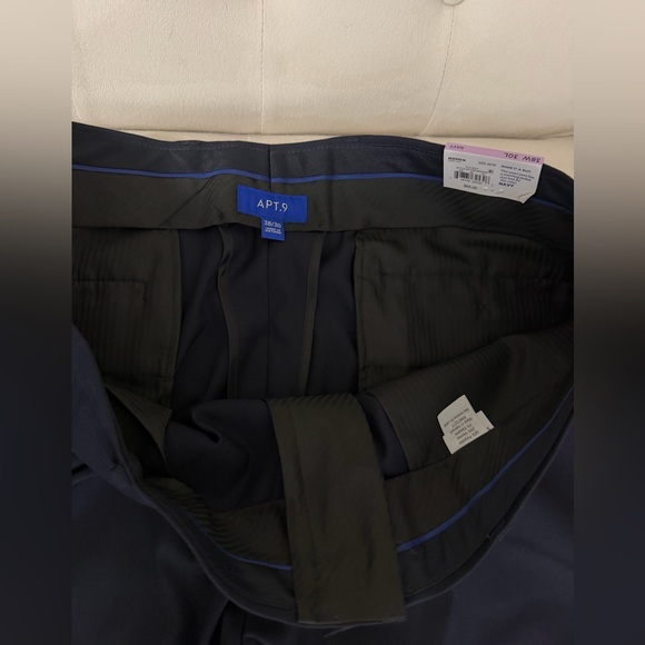 Apt. 9 Navy Blue Dress Pants - Picture 3 of 3